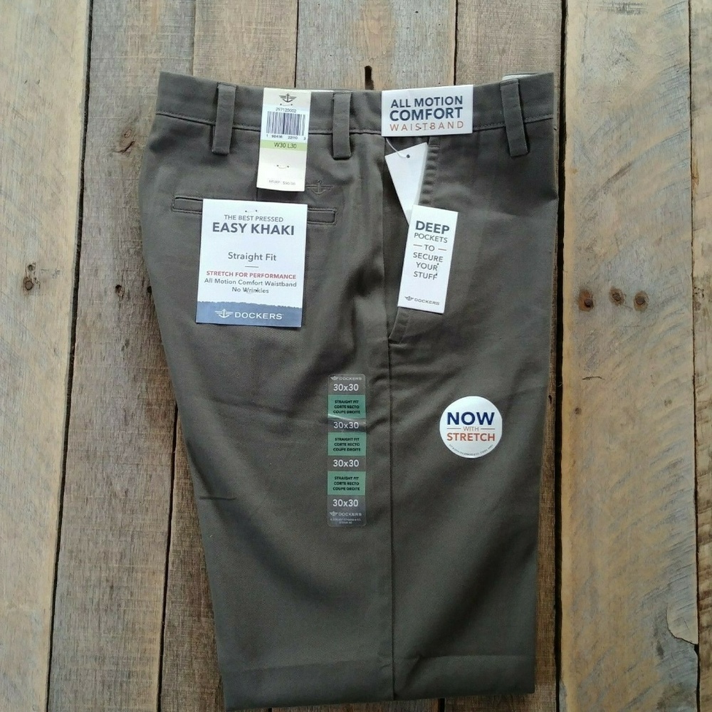 Dockers Men's Easy Khaki Straight Fit Pant